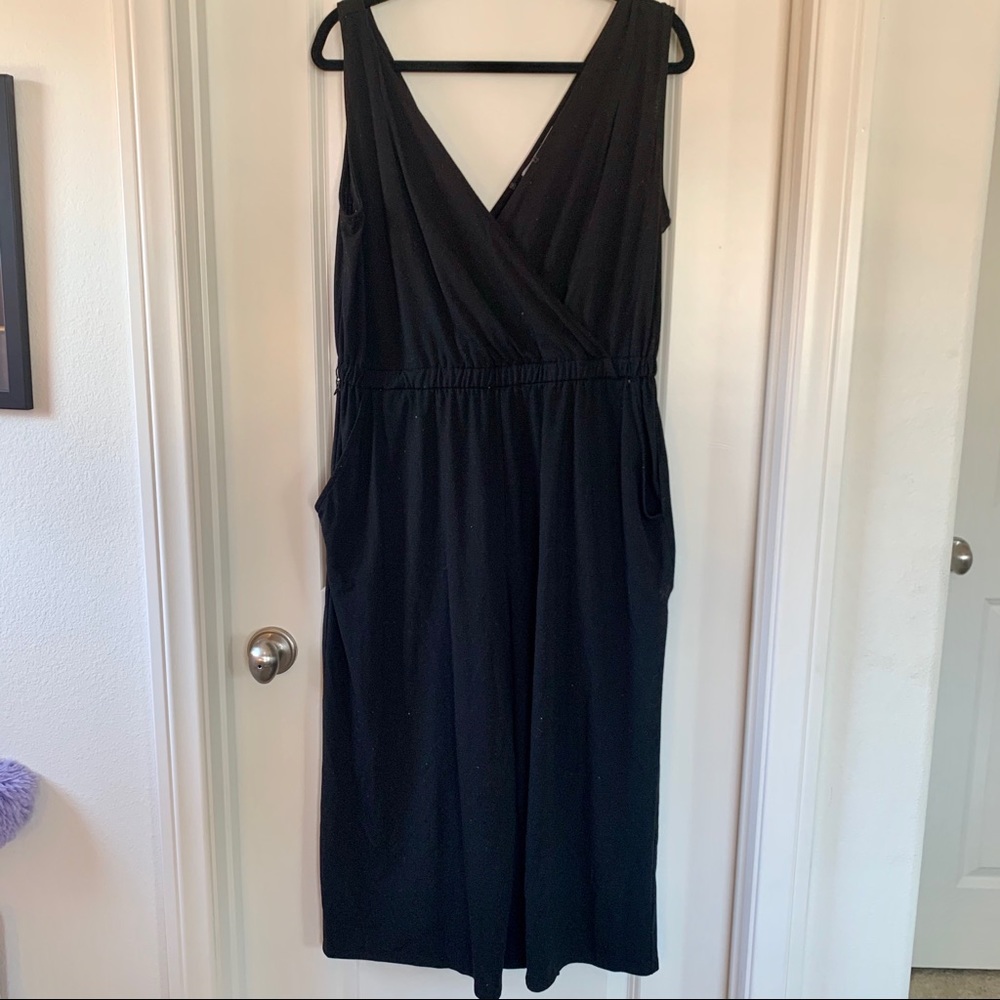 Time and Tru crop wide leg jumpsuit sz L